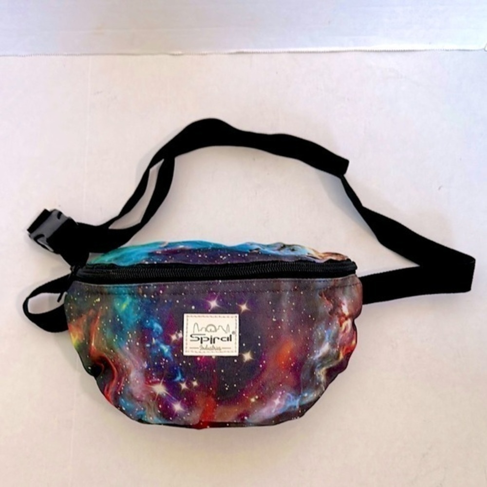 Spiral galaxy bum bag for men or women